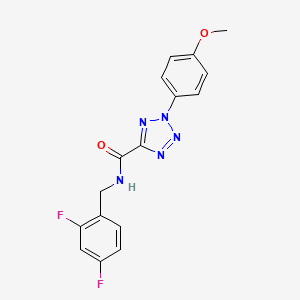 N-(2,4-difluorobenzyl)-2-(4-methoxyphenyl)-2H-tetrazole-5-carboxamide