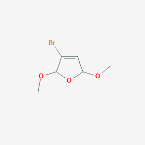 molecular formula C6H9BrO3 B2598200 3-Bromo-2,5-dimethoxy-2,5-dihydro-furan CAS No. 72167-53-4