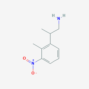 2-(2-Methyl-3-nitrophenyl)propan-1-amine