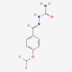 [(E)-[4-(difluoromethoxy)phenyl]methylideneamino]urea