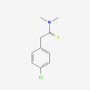 2-(4-chlorophenyl)-N,N-dimethylethanethioamide