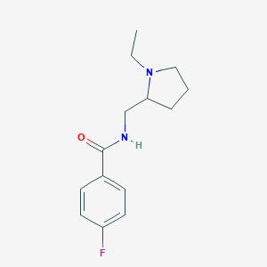 n-((1-Ethylpyrrolidin-2-yl)methyl)-4-fluorobenzamide