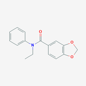 N-ethyl-N-phenyl-1,3-benzodioxole-5-carboxamide