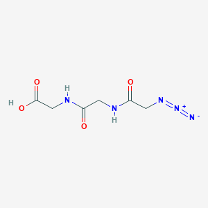 molecular formula C6H9N5O4 B2598369 MeO-PEG-炔烃 CAS No. 1993176-75-2