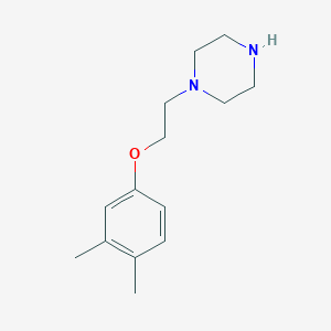 molecular formula C14H22N2O B2598403 1-[2-(3,4-Dimethyl-phenoxy)-ethyl]-piperazine CAS No. 401801-44-3
