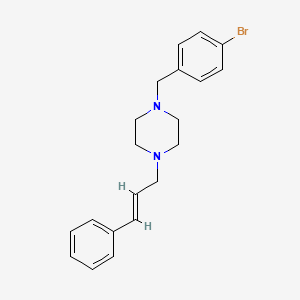 1-(4-bromobenzyl)-4-[(2E)-3-phenylprop-2-en-1-yl]piperazine