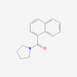 molecular formula C15H15NO B259842 Naphthalen-1-yl(pyrrolidin-1-yl)methanone 