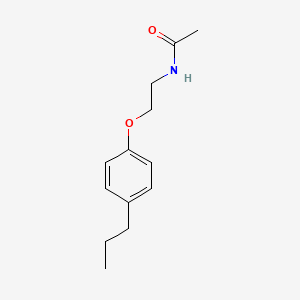 molecular formula C13H19NO2 B2598425 N-[2-(4-propylphenoxy)ethyl]acetamide CAS No. 295360-99-5