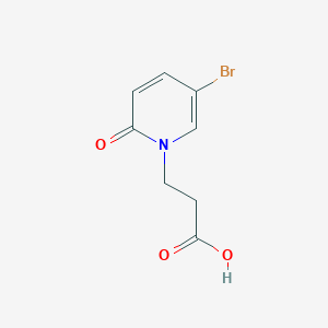 3-(5-Bromo-2-oxo-2H-pyridin-1-YL)-propionic acid