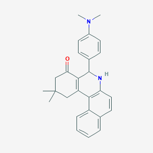 5-[4-(dimethylamino)phenyl]-2,2-dimethyl-2,3,5,6-tetrahydrobenzo[a]phenanthridin-4(1H)-one