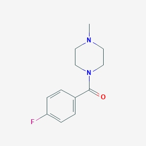 molecular formula C12H15FN2O B259848 1-(4-Fluorobenzoyl)-4-methylpiperazine 