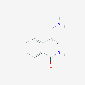 4-(Aminomethyl)-1,2-dihydroisoquinolin-1-one
