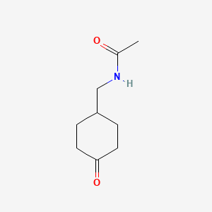 molecular formula C9H15NO2 B2598488 N-(4-Oxo-cyclohexylmethyl)-acetamide CAS No. 30482-18-9