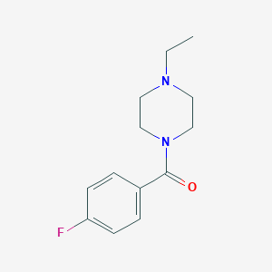 molecular formula C13H17FN2O B259849 1-Ethyl-4-(4-fluorobenzoyl)piperazine 