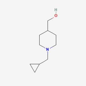 molecular formula C10H19NO B2598491 [1-(环丙基甲基)哌啶-4-基]甲醇 CAS No. 145021-95-0