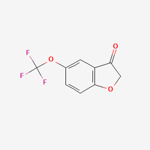 molecular formula C9H5F3O3 B2598510 5-(三氟甲氧基)苯并呋喃-3(2H)-酮 CAS No. 944899-99-4