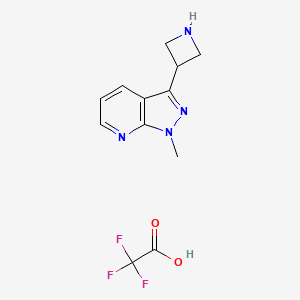 3-Azetidin-3-yl-1-methyl-1H-pyrazolo[3,4-b]pyridine trifluoroacetate