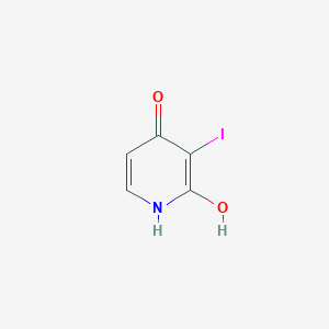 molecular formula C5H4INO2 B259852 2-hydroxy-3-iodo-1H-pyridin-4-one 