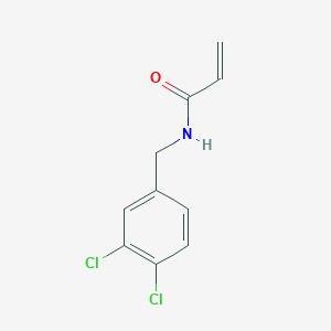 molecular formula C10H9Cl2NO B2598565 N-[(3,4-dichlorophenyl)methyl]prop-2-enamide CAS No. 2110798-32-6