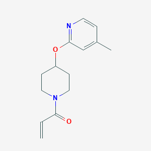 1-[4-(4-Methylpyridin-2-yl)oxypiperidin-1-yl]prop-2-en-1-one