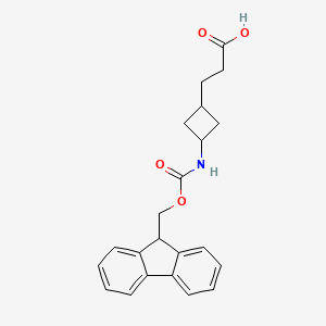 3-[3-({[(9H-fluoren-9-yl)methoxy]carbonyl}amino)cyclobutyl]propanoic acid