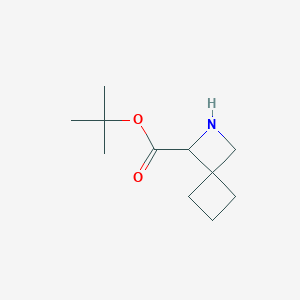 molecular formula C11H19NO2 B2598603 tert-Butyl 2-azaspiro[3.3]heptane-1-carboxylate CAS No. 1934244-38-8