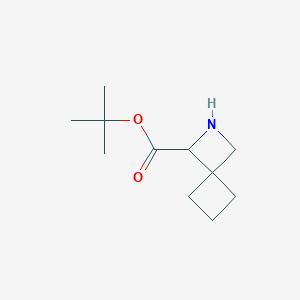 molecular formula C11H19NO2 B2598603 叔丁基-2-氮杂螺[3.3]庚烷-1-羧酸酯 CAS No. 1934244-38-8