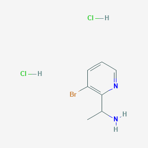 1-(3-Bromopyridin-2-yl)ethan-1-amine dihydrochloride