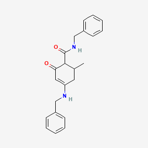 N-benzyl-4-(benzylamino)-6-methyl-2-oxocyclohex-3-ene-1-carboxamide