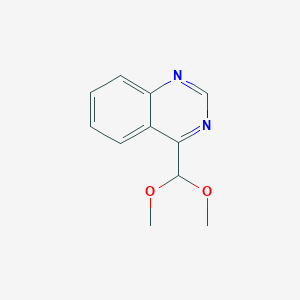 molecular formula C11H12N2O2 B2598649 4-(Dimethoxymethyl)quinazoline CAS No. 2416230-90-3