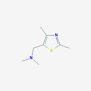 molecular formula C8H14N2S B2598659 1-(2,4-dimethylthiazol-5-yl)-N,N-dimethylmethanamine CAS No. 2283725-92-6