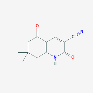 7,7-Dimethyl-2,5-dioxo-1,2,5,6,7,8-hexahydroquinoline-3-carbonitrile