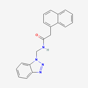 N-(1H-1,2,3-Benzotriazol-1-ylmethyl)-2-(naphthalen-1-yl)acetamide