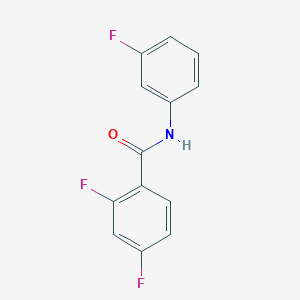 2,4-difluoro-N-(3-fluorophenyl)benzamide