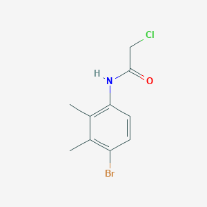 molecular formula C10H11BrClNO B2598805 N-(4-bromo-2,3-dimethylphenyl)-2-chloroacetamide CAS No. 592474-66-3