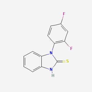 1-(2,4-difluorophenyl)-1H-1,3-benzodiazole-2-thiol