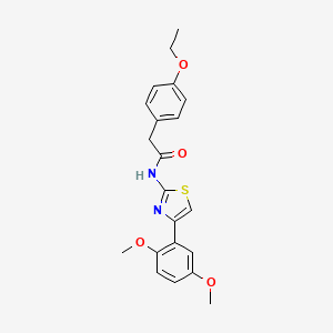 N-[4-(2,5-dimethoxyphenyl)-1,3-thiazol-2-yl]-2-(4-ethoxyphenyl)acetamide