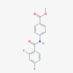 Methyl 4-[(2,4-difluorobenzoyl)amino]benzoate