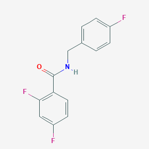 2,4-difluoro-N-(4-fluorobenzyl)benzamide