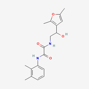 molecular formula C18H22N2O4 B2598959 N1-(2-(2,5-dimethylfuran-3-yl)-2-hydroxyethyl)-N2-(2,3-dimethylphenyl)oxalamide CAS No. 2320899-76-9