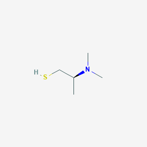 molecular formula C5H13NS B2598963 (2S)-2-(二甲氨基)丙烷-1-硫醇 CAS No. 1807890-91-0