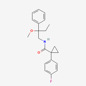 1-(4-fluorophenyl)-N-(2-methoxy-2-phenylbutyl)cyclopropanecarboxamide