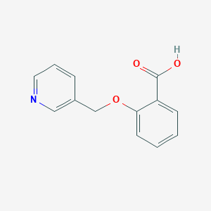 molecular formula C13H11NO3 B2599005 2-(Pyridin-3-ylmethoxy)benzoic acid CAS No. 120003-59-0