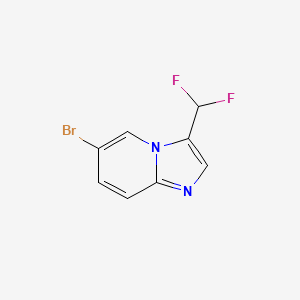 6-Bromo-3-(difluoromethyl)imidazo[1,2-A]pyridine