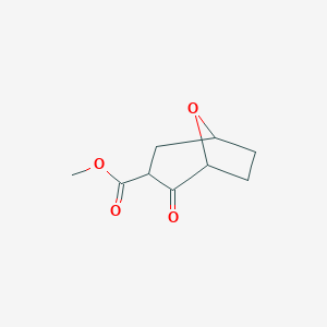 molecular formula C9H12O4 B2599012 Methyl 2-oxo-8-oxabicyclo[3.2.1]octane-3-carboxylate CAS No. 1213781-12-4