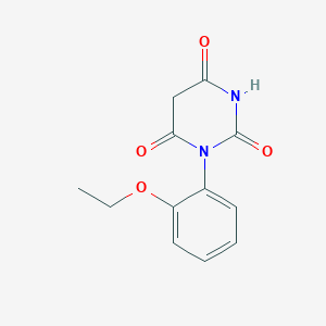 molecular formula C12H12N2O4 B2599021 1-(2-Ethoxy-phenyl)-pyrimidine-2,4,6-trione CAS No. 857584-58-8