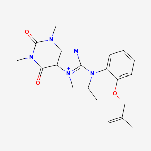 molecular formula C20H21N5O3 B2599028 1,3,7-trimethyl-8-{2-[(2-methylprop-2-en-1-yl)oxy]phenyl}-1H,2H,3H,4H,8H-imidazo[1,2-g]purine-2,4-dione CAS No. 887697-18-9