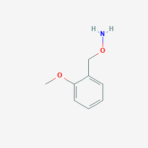 molecular formula C8H11NO2 B2599032 O-[(2-甲氧基苯基)甲基]羟胺 CAS No. 161146-52-7