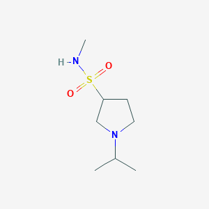 N-Methyl-1-propan-2-ylpyrrolidine-3-sulfonamide