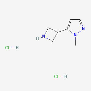 5-(Azetidin-3-yl)-1-methylpyrazole;dihydrochloride